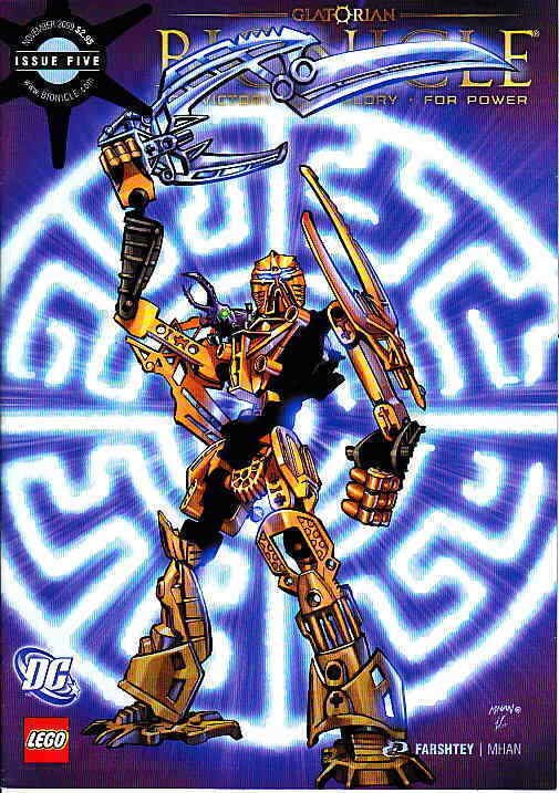 Glatorian Bionicle Dc Comics Glatorian: Bionicle #5 VG; DC Low