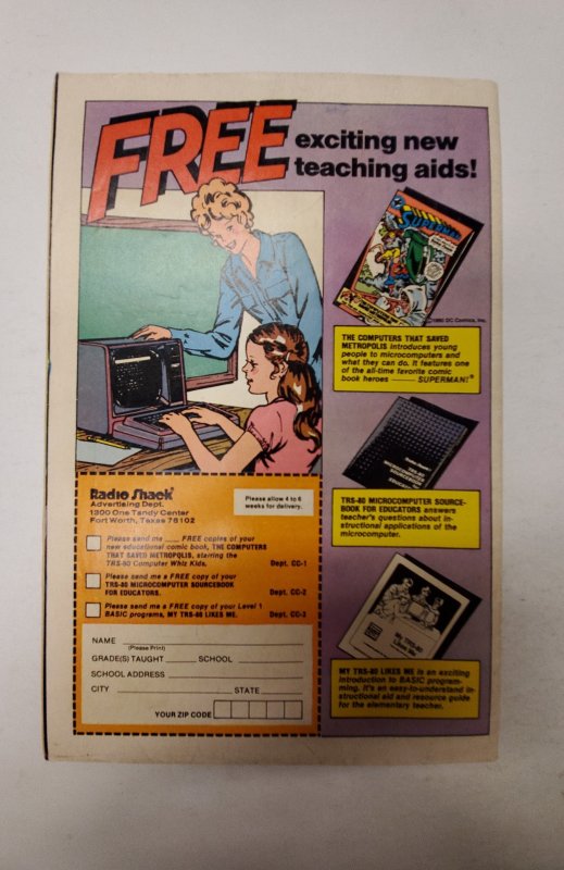 Superman: The Computers That Saved Metropolis! #1 (1980) NM DC Comic Book J657