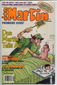 Dom Martin #1 1994-1st issue-comic humor-parody-poster included-FN 