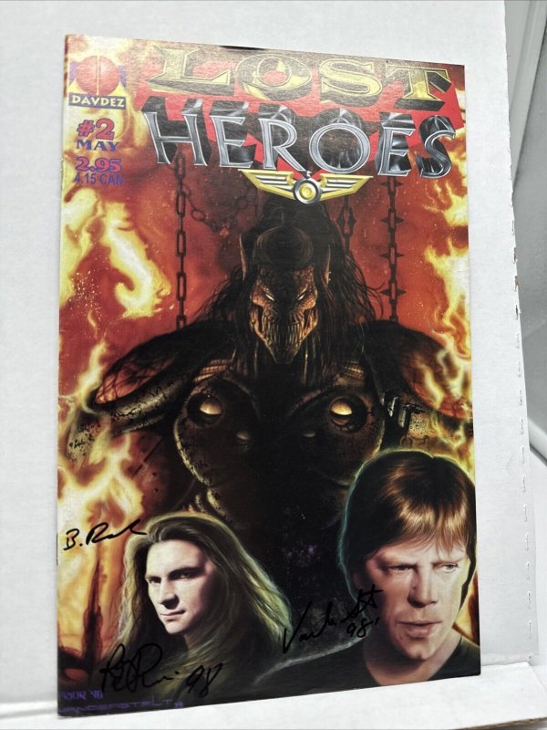 Lost Heroes #2 1998 Davdez Comics SIGNED