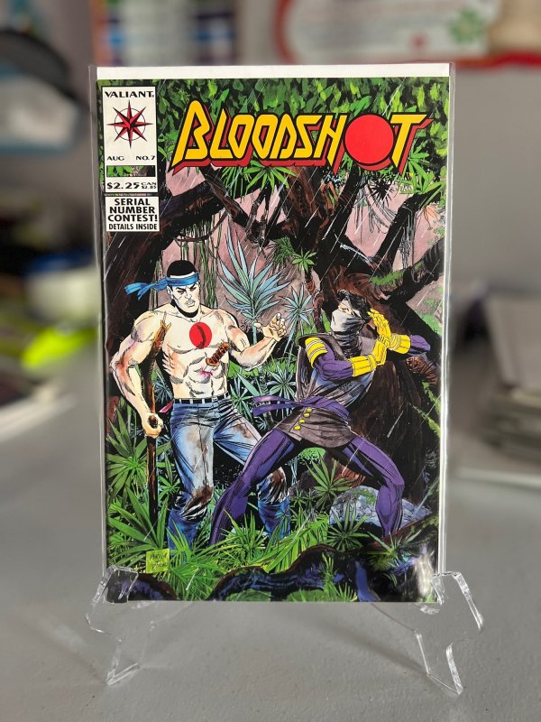 Bloodshot #7 (1993) 1st Full App. of Ninjak