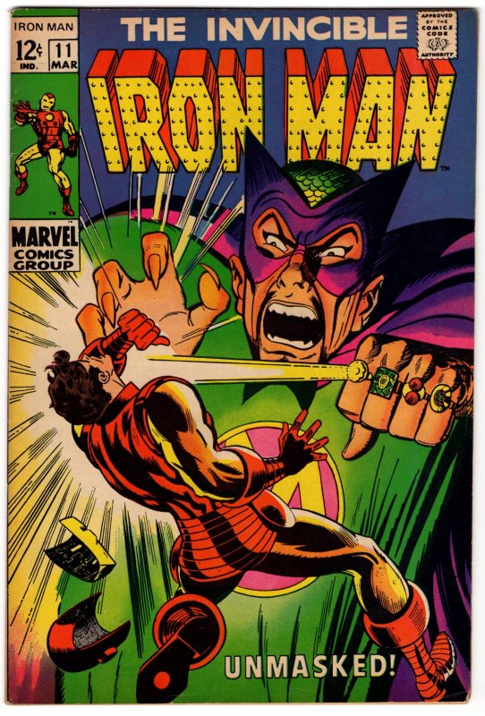 IRON MAN #11 (VF+) The Mandarin! High Grade Marvel Silver Age