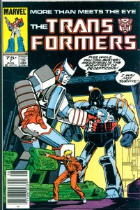 Transformers #7 Marvel Comics 1985 VF- Newsstand Variant