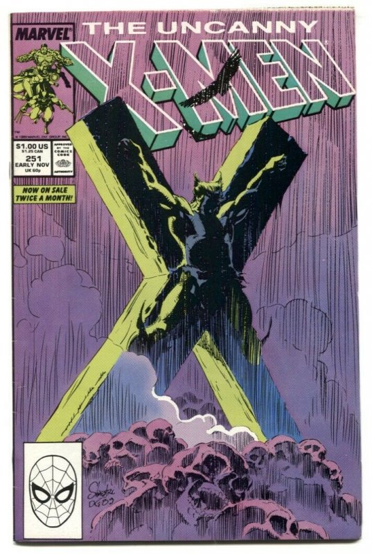 Uncanny X-Men #251 -Wolverine 1989 VF