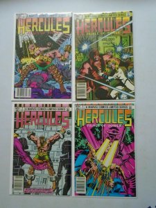 Hercules set #1-4 8.0 VF (1982 1st Series)