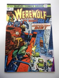 Werewolf by Night #21 (1974) VG+ Condition MVS Intact