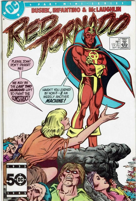 Red Tornado #1,2,3,4 Full Set, Mini-Series NM/NM-