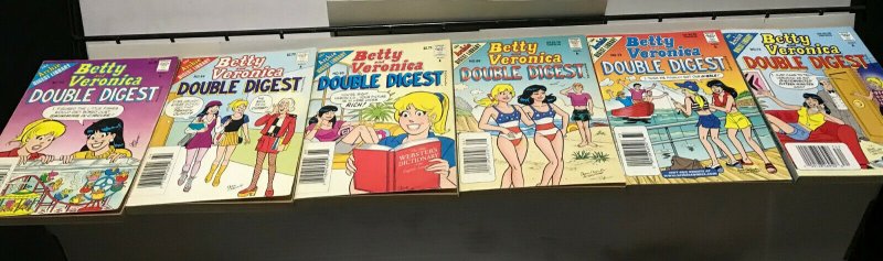 BETTY and VERONICA DOUBLE DIGEST MAGAZINE LOT of 6 Early-Mid 2000's FINE #15