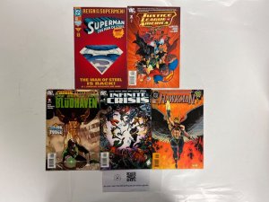 5 DC Comics Infinite Crisis# 4 5 + Hawkman# 0 + Superman# 22+JLA # 2 20 JS50