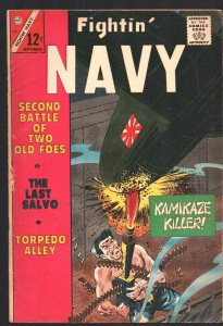 Fightin' Navy #122 1965-Charlton-Kamikaze Killer-Torpedo Alley-PT Boat story