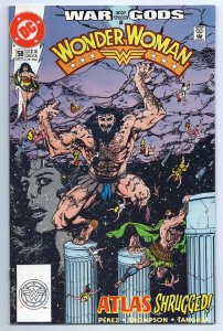 Wonder Woman #58 | War Of The Gods (DC, 1991) FN