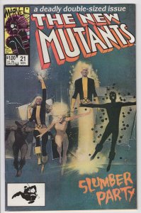 NEW MUTANTS #21 - 3.5 - OW-W - Origin Warlock - Double Size