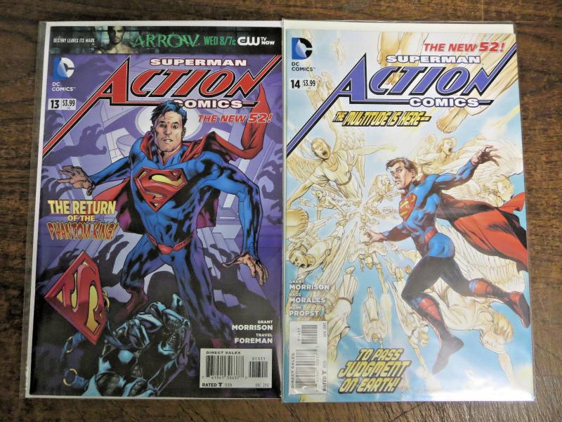 ACTION COMICS #0-8, 10-18 + Annual 1 Superman DC Comics Books New 52 VF-NM B&B