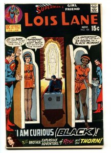 SUPERMAN'S GIRLFRIEND LOIS LANE #106 comic book  Lois becomes a black woman! VG