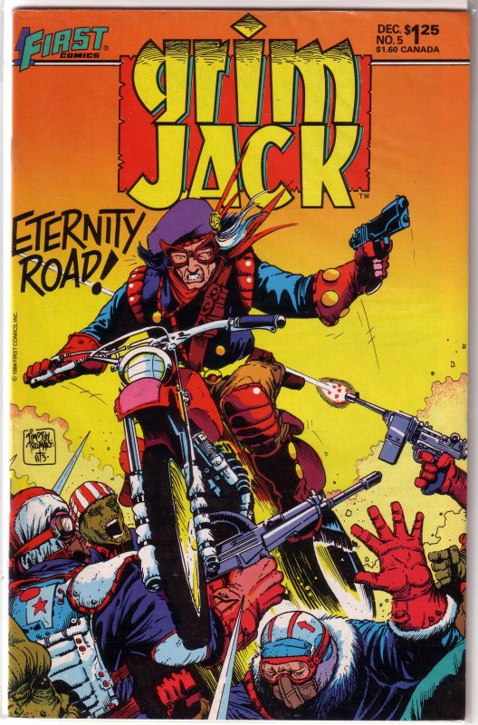 Grimjack   # 5 VG (First Comics) Ostrander/Truman