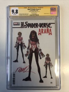 Edge Of Spider-Verse (2022) #1 (CGC 9.8 SS WP) Signed H. Ramos| Variant Cover A