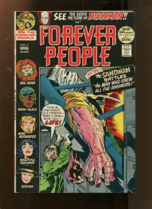 FOREVER PEOPLE #9 (FINE) MONSTER IN THE MORGUE!! 1972