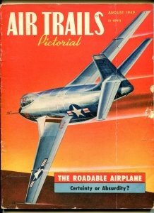 AIR TRAILS PICTORIAL 08/1949-PULP-XF-88 VOODOO JET-AVIATION PIX-good/vg