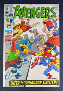 Avengers (1963) #70 FN/VF (7.0) 1st Squadron Sinister Sal Buscema Cover/Art
