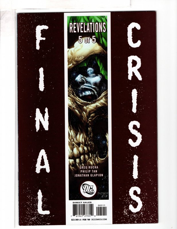 FINAL CRISIS REVELATIONS 5 of 5 ALTERNATIVE COVER (id#630)