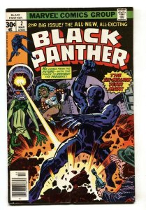 BLACK PANTHER #2 comic book 1977-JACK KIRBY MARVEL COMICS