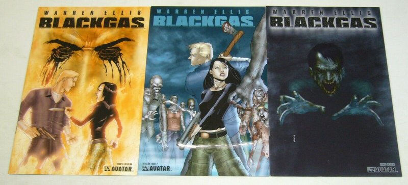 Warren Ellis' Black Gas #1-3 VF/NM complete series - regular covers - avatar 2