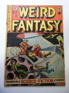 Weird Fantasy #14 (1952) GD+ Cond moisture stains, 1 1/2 cumulative spine split