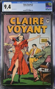 Claire Voyant #2 (1946) CGC 9.4 Golden Age GGA - Pre Code Crime - Jack Kamen Cvr