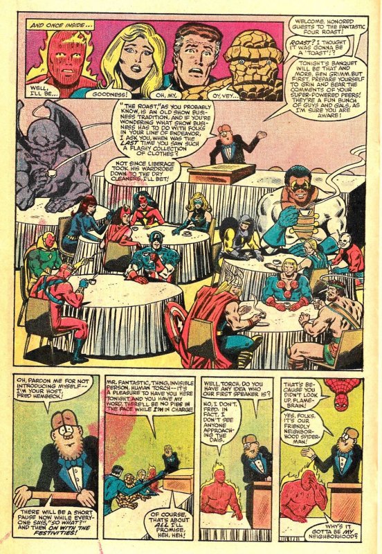 FANTASTIC FOUR ROAST #1 (May1982) 8.0 VF FRED HEMBECK & Over 30 MARVEL Artists!