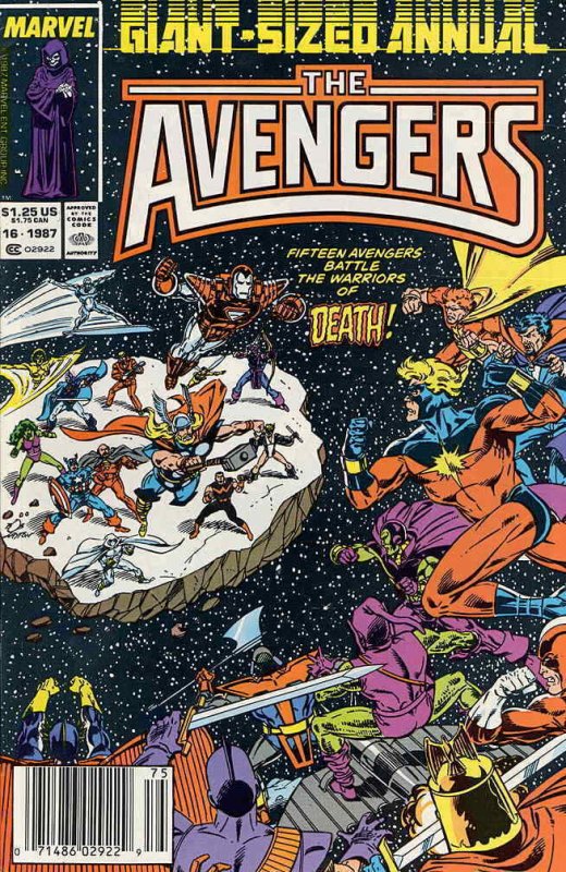 Avengers, The Annual #16 (Newsstand) FN; Marvel | we combine shipping 