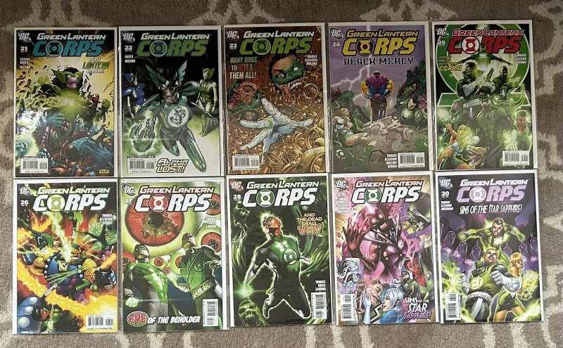 Green Lantern Corps #1-63 Complete Set NM 2006