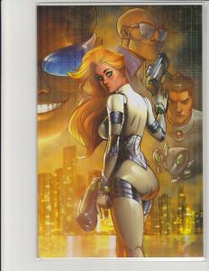 Cyber Spectre #1 Kickstarter Exclusive Ale Garza Virgin Cover Scout NM 