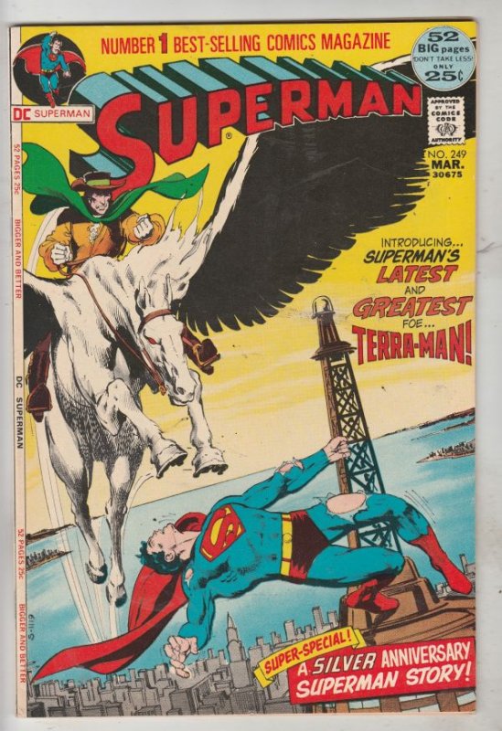 Superman #249 (Mar-72) VF/NM High-Grade Superman