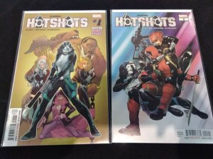 Domino: Hotshots #1-5 FULL RUN LOT OF 5 1, 2, 3, 4, 5 DEADPOOL APPEARANCE