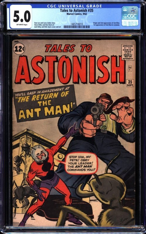 Tales to Astonish #35 (Marvel, 1962) CGC 5.0 - KEY