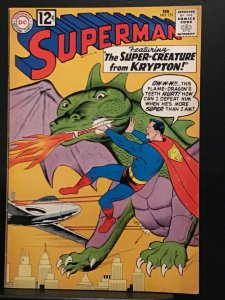 Superman #151 (1962) Super creature from krypton wow! Boca CERT hi grade NM-