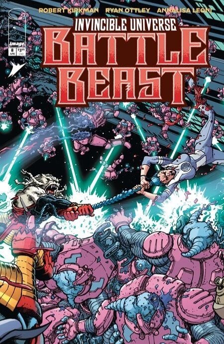 (2026) Robert Kirkman INVINCIBLE UNIVERSE BATTLE BEAST #8 1:10 Variant Cover!