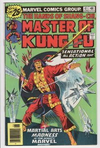 MASTER OF KUNG FU  #41 - 6.5, WP - Shang-Chi
