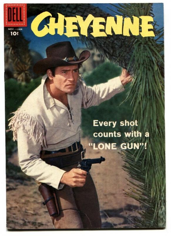 Cheyenne #5 1958- Dell Western- Clint Walker VF