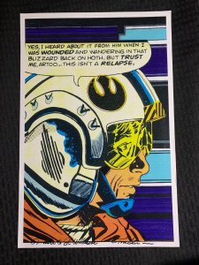 STAR WARS Luke Skywalker 11.75x17.75 Poster (Tribute to Al Williamson) SIGNED