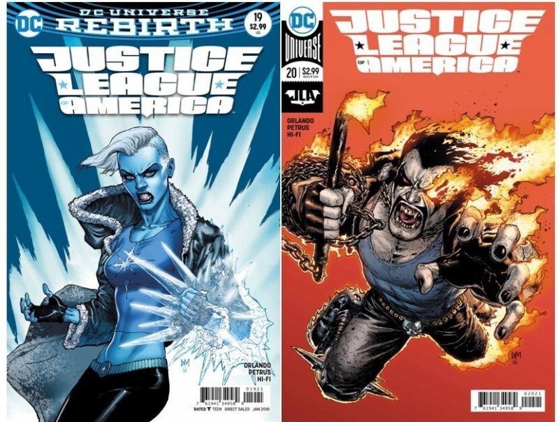 Justice League of America (2017) #'s 15-29 Variant Covers + Annual #1 VF/NM Set