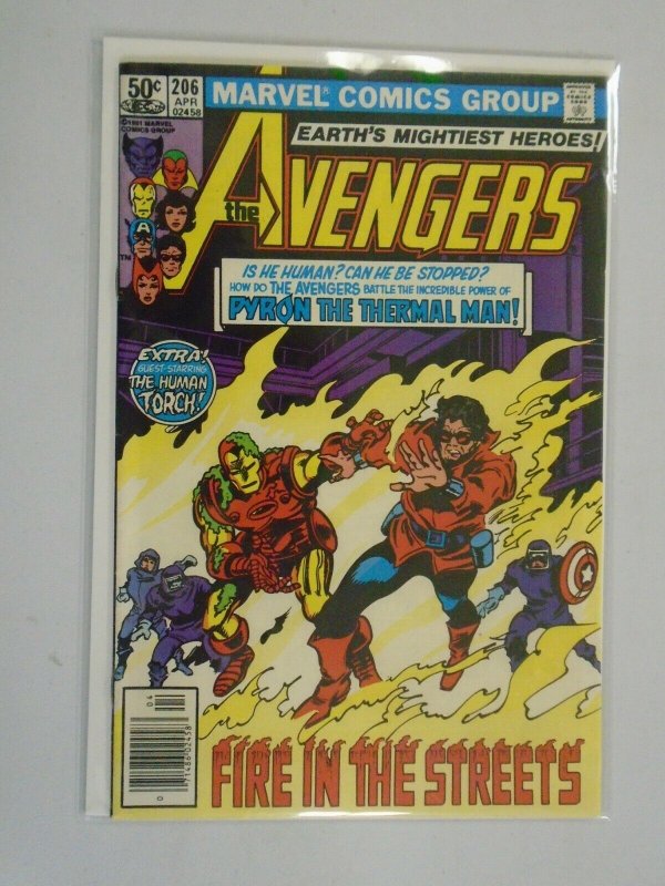 Avengers #206 Newsstand edition 6.0 FN (1981 1st Series)