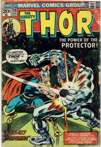 Thor #219 (1966 v1) Gerry Conway John Buscema 1st Kragonn GD