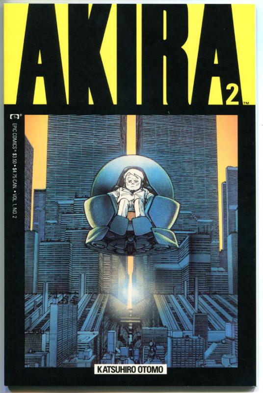 AKIRA #2, NM, Katsuhiro Otomo, 1988, Epic, Manga, 1st print, more in store