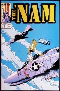 THE NAM Comic Issue 19 —Doug Murray Story John Beatty Cover — 1988 Marvel Comics