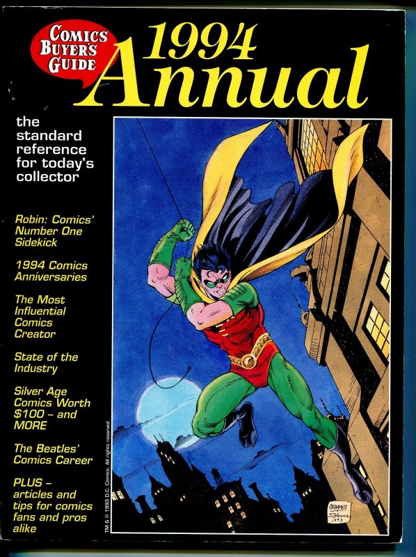 Comics Buyer's Guide Annual 1994-Robin-most influential comics creator-VG/FN