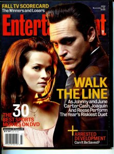 Entertainment Weekly 11/25/2005-Reese Witherspoon-Joaquin Phoenix-FN/VF