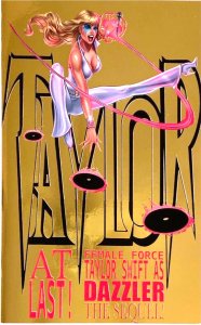 FEMALE FORCE TAYLOR SWIFT: THE SEQUEL C2E2 EXCLUSIVE KARYCH GOLD/BLACK FOIL SET.