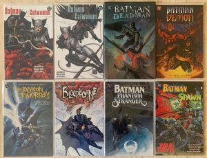 LOT OF 8 BATMAN TEAM-UP GRAPHIC NOVELS | CATWOMAN, SPAWN, PHANTOM STRANGER, MORE