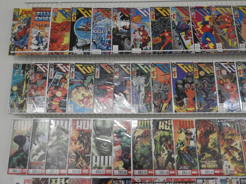 Huge Lot 150+ Comics W/ FLash, Hulk, Justice League+ Avg VF+ Condition!